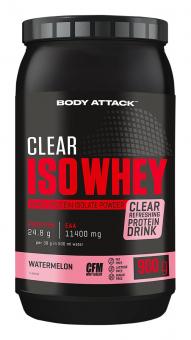 Body Attack Clear Iso Whey - 900 g Watermelon