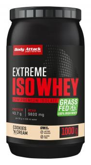 Body Attack Extreme Iso Whey - 1000 g Cookies & Cream