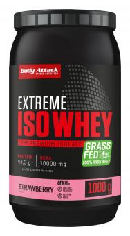 Body Attack Extreme Iso Whey - 1000 g Strawberry
