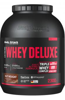 Body Attack Extreme Whey Deluxe - 2300 g Nuss-Nougat