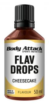 Body Attack Flav Drops - 50 ml Cheesecake