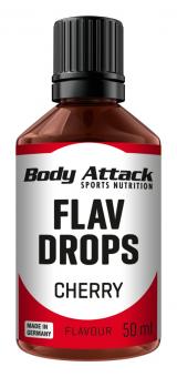 Body Attack Flav Drops - 50 ml Cherry