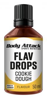 Body Attack Flav Drops - 50 ml Cookie Dough
