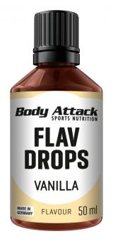 Body Attack Flav Drops - 50 ml Strawberry Cheesecake