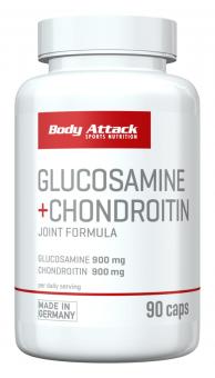 Body Attack Glucosamine + Chondroitin - 90 Kapseln 