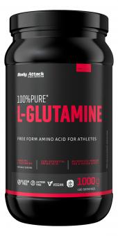 Body Attack 100% Pure L-Glutamine - 1000 g 