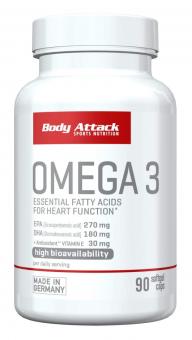 Body Attack Omega 3 - 90 Kapseln 
