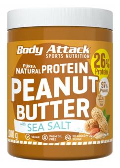 Body Attack Peanut Butter - 1000 g Meersalz