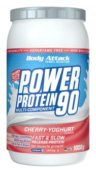 Body Attack Power Protein 90 - 1 kg Cherry Yoghurt Cream