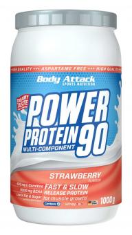 Body Attack Power Protein 90 - 1 kg Strawberry Cream