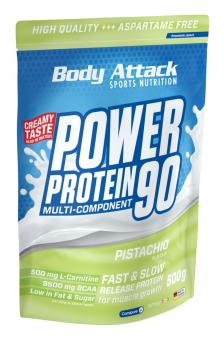 Body Attack Power Protein 90 - 500 g Pistachio Cream