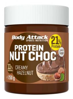 Body Attack Protein Nut Choc - 250 g 
