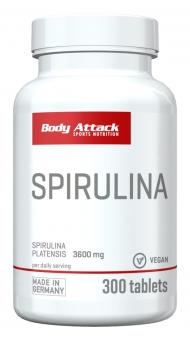 Body Attack Spirulina - 300 Tabletten 