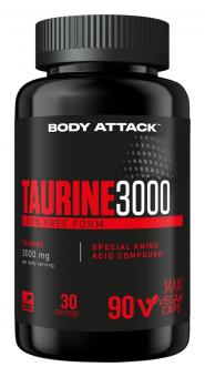 Body Attack Taurine 3000 - 90 Caps 