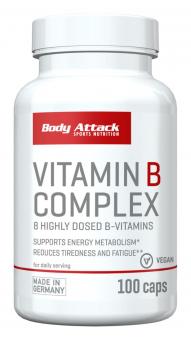 Body Attack Vitamin B-Complex - 100 Kapseln 