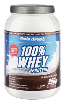 Body Attack 100% Whey Protein - 900 g Chocolate