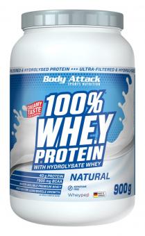 Body Attack 100% Whey Protein - 900 g Neutral
