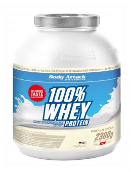 Body Attack 100% Whey Protein - 2,3 kg Vanille
