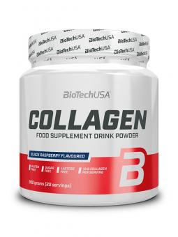 BioTech USA Collagen - 300 g Schwarze Himbeere