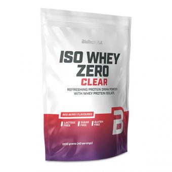 BioTech USA Iso Whey Zero Clear - 1000 g Red Berry