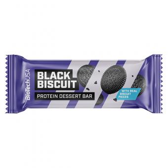 BioTech USA Protein Dessert Bar - 20 x 50 g Black Biscuit