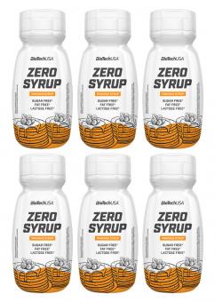 BioTech USA Zero Syrup - 6 x 320 ml Ahornsirup