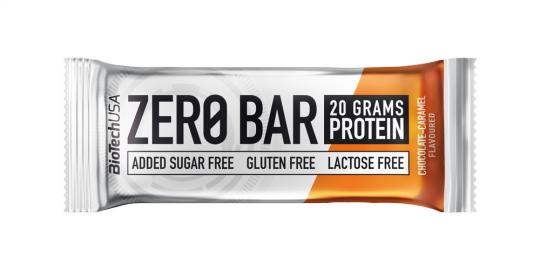 BioTech USA Zero Bar - 20 x 50 g Schokolade-Karamell