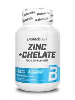 BioTech USA Zinc + Chelate - 60 Tabletten 