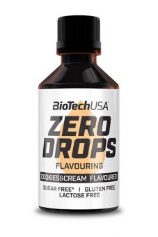 BioTech USA Zero Drops - 50 ml Cookies & Cream