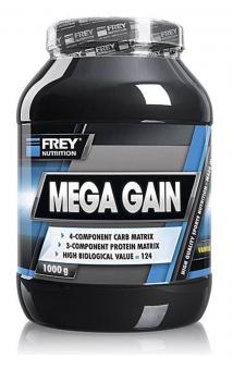 Frey Nutrition Mega Gain - 1000 g Erdbeere