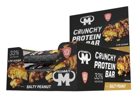 Mammut Crunchy Protein Bar - 12 x 45 g Salty Peanut