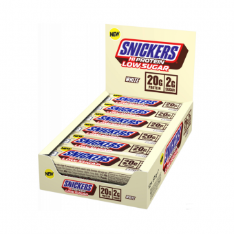 Mars Protein Snickers White Low Sugar High Protein Bar - 12 x 57 g 