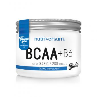 Nutriversum Basic BCAA + B6 - 200 Tabletten 