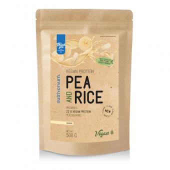Nutriversum Vegan Pea and Rice Protein - 500 g 