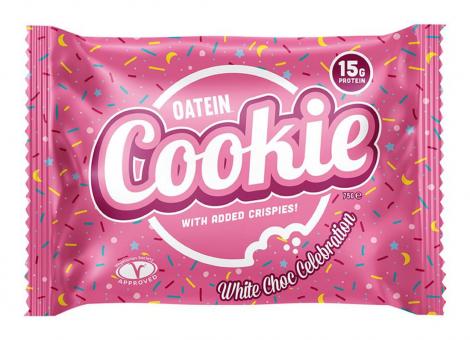 Oatein Cookie - 75 g White Choc Celebration