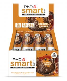 PhD Smart Bar - 12 x 64 g Caramel Crunch