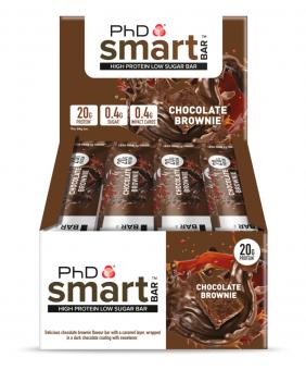 PhD Smart Bar - 12 x 64 g Chocolate Brownie