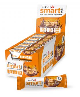 PhD Smart Bar - 24 x 32 g Choc Peanut Butter