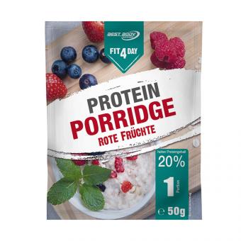Fit4Day Protein Porridge - 50 g Rote Früchte