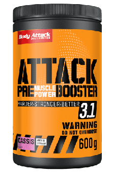 Body Attack PRE ATTACK 3.1 - 600 g Cassis
