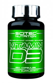 Scitec Nutrition Vitamin D3 - 250 Kapseln 