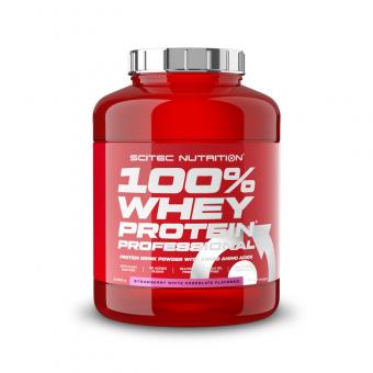 Scitec Nutrition 100% Whey Protein Professional - 2350 g Erdbeer-Weiße Schokolade