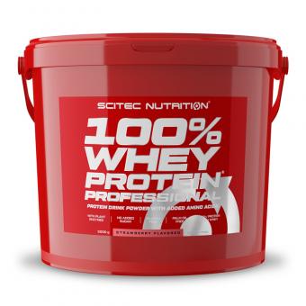 Scitec Nutrition 100% Whey Protein Professional - 5000 g Erdbeere