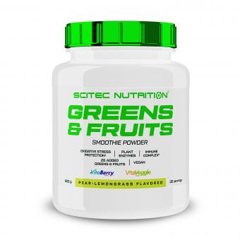 Scitec Nutrition Greens & Fruits - 600 g Pear Lemongrass 