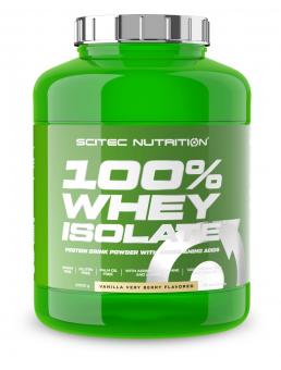 Scitec Nutrition 100% Whey Isolate - 2000 g Waldbeere-Vanille