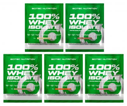Scitec Nutrition 100% Whey Isolate - 5 x 25 g Mix 