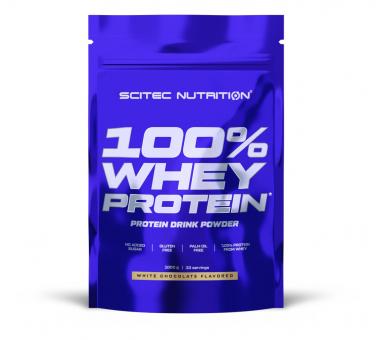 Scitec Nutrition 100% Whey Protein - 1000 g Weiße Schokolade