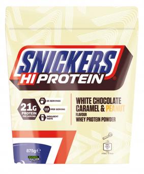 Mars Protein - Snickers HI Protein Pulver Powder - White Chocolate, Caramel & Peanut - 875 g 