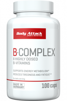 Body Attack Vitamin B-Complex - 100 Caps 