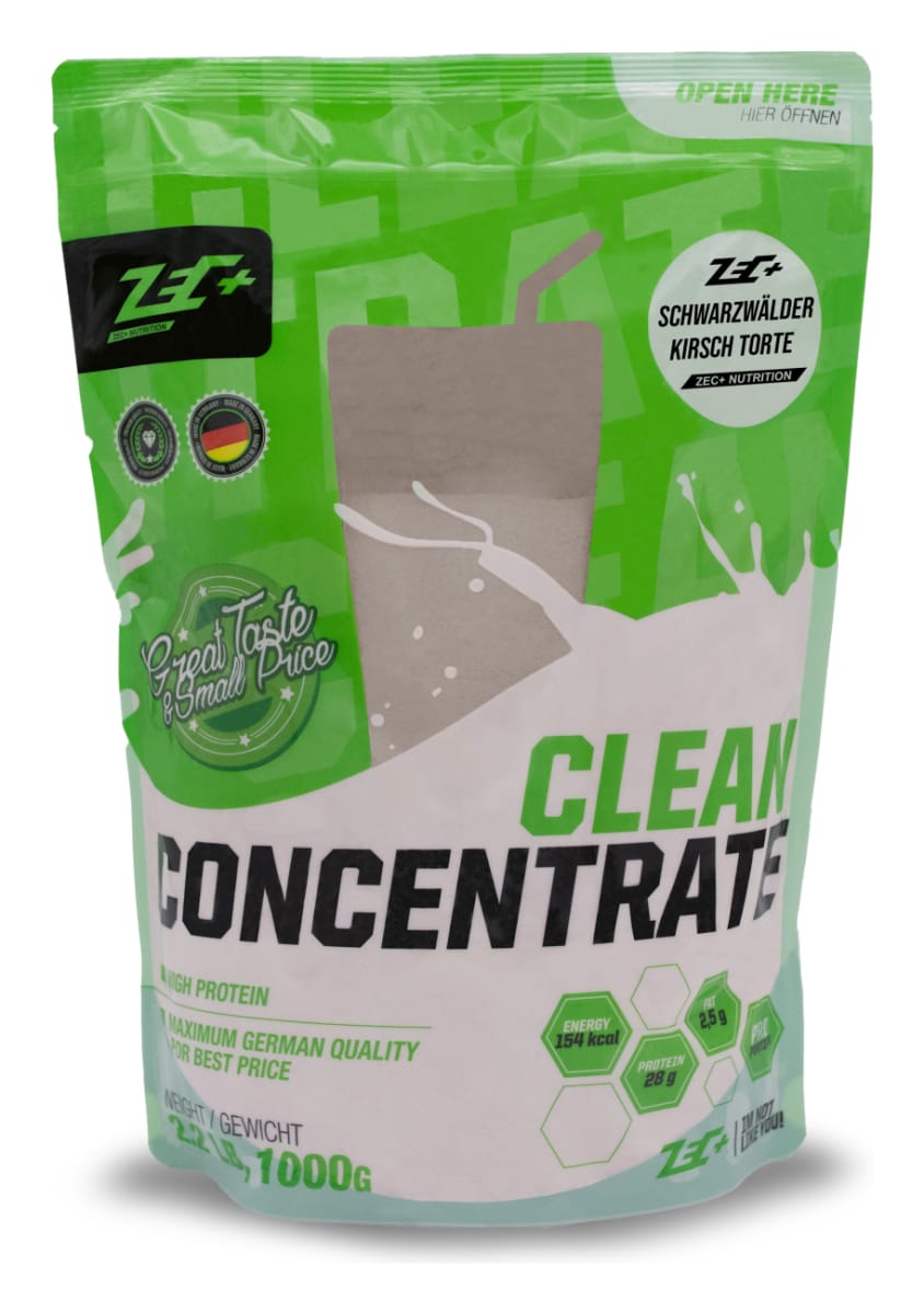 ZEC+ Clean Concentrate - Protein Shake - 1000 g Schwarzwälderkirsch